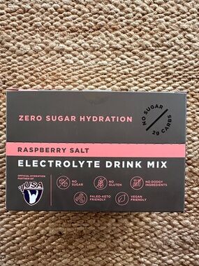 LMNT never been opened electrolyte drink mix. Bought to much!